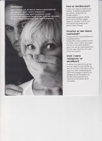 Brosjyre om kurs for kvinner i voldelige og vanskelige forhold